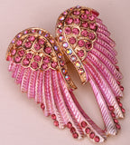 Angel Wings Crystal Brooch Pin (14 Colors)