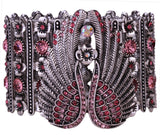 Angel Wings Crystal Stretch Bracelet (5 Colors)